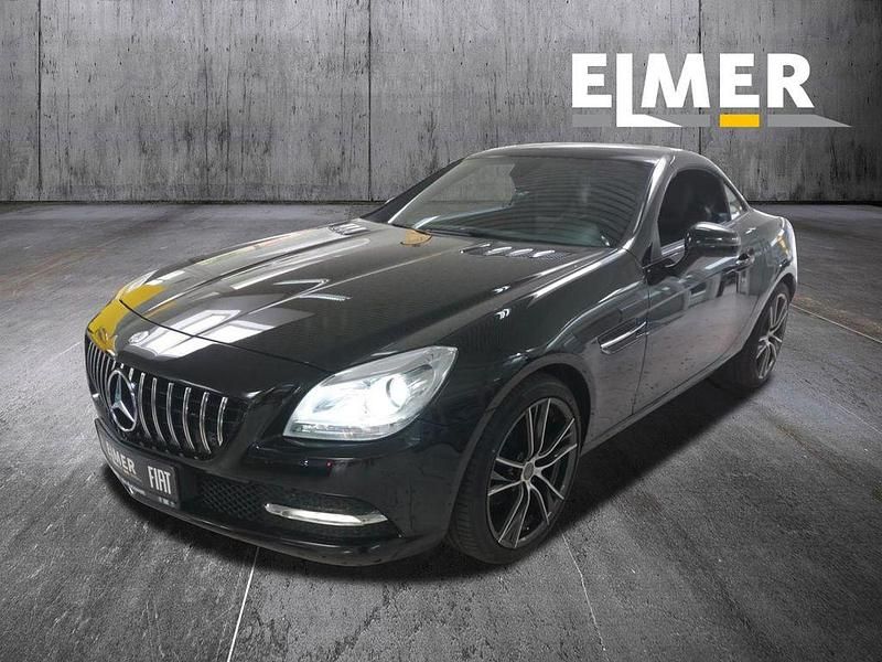 Schwarz Gebraucht 2014 Mercedes SLK200 Cabrio | 17.780 € (Guter Preis) - Bild 1/4