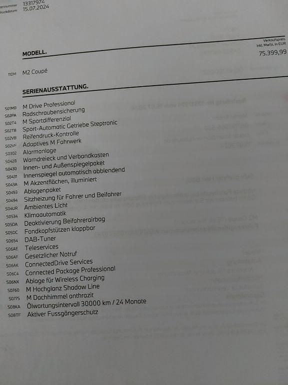 Gebraucht BMW M2 Performance 460 PS (338 kW) 2024 Grau Coupé