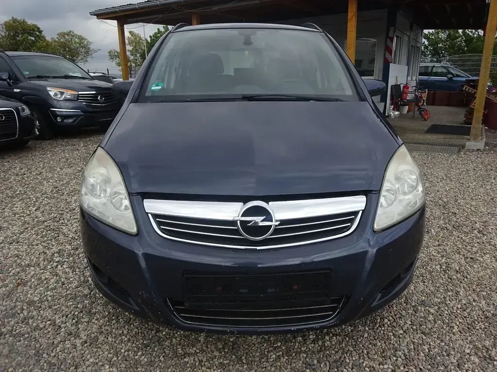Gebraucht Opel Zafira Edition 120 PS (88 kW) 2008 Blau Van / Kleinbus