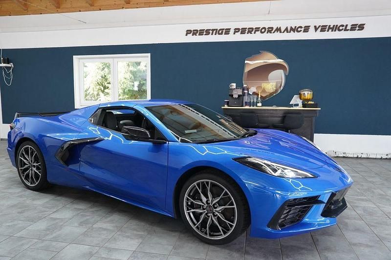 Blau Neu 2025 Corvette Stingray Cabrio | 124.600 € (Teuer) - Bild 1/4