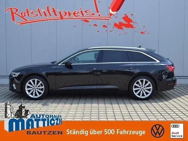 Schwarz (mythosschwarz metallic) Gebraucht 2019 Audi A6 Sport Kombi | 38.787 € (Teuer) - Bild 1/4