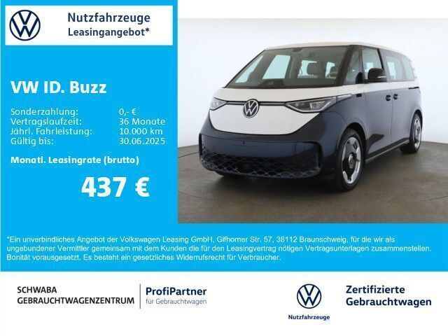 Candyweiß/ starlight blue met Gebraucht 2024 VW ID. Buzz Pro Van | 52.290 € (Fairer Preis) - Bild 1/4