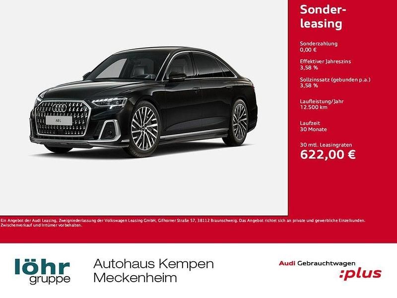 Mythosschwarz metallic Gebraucht 2025 Audi A8 Limousine | 78.950 € (Fairer Preis) - Bild 1/3