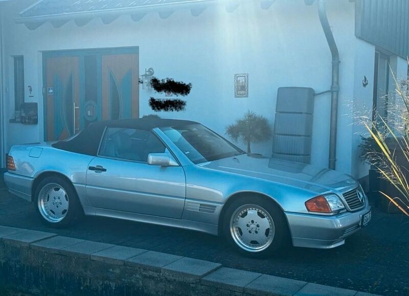 Silber Gebraucht 1992 Mercedes SL500 Cabrio | 19.199 € - Bild 1/4