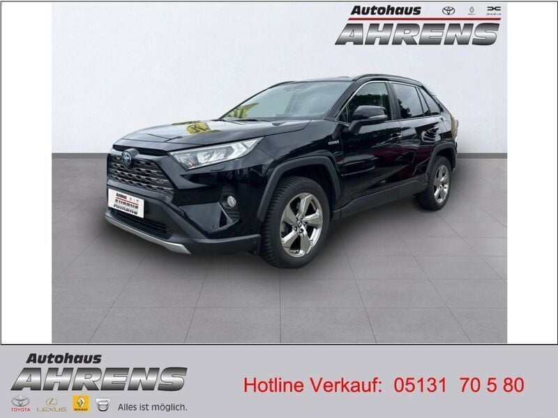 Tiefschwarz metallic Gebraucht 2021 Toyota RAV4 Hybrid Team SUV | 25.700 € (Guter Preis) - Bild 1/4