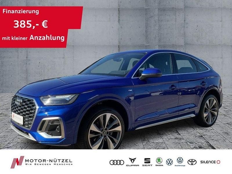 Ultrablau metallic Gebraucht 2022 Audi Q5 Sportback Ambiente SUV | 39.750 € (Guter Preis) - Bild 1/4