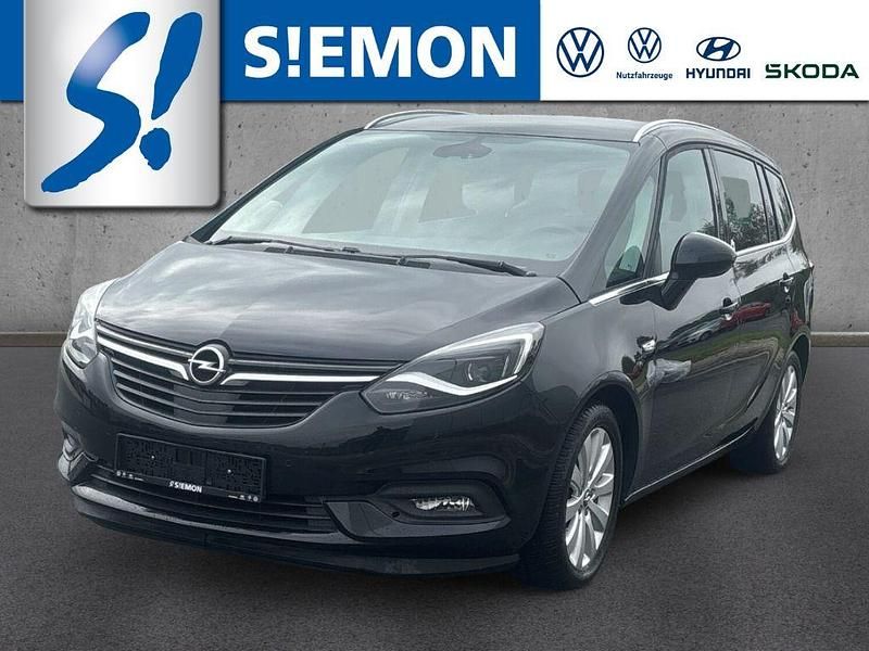 Schwarz Gebraucht 2017 Opel Zafira Innovation Van / Kleinbus | 14.780 € (Etwas zu teuer) - Bild 1/4