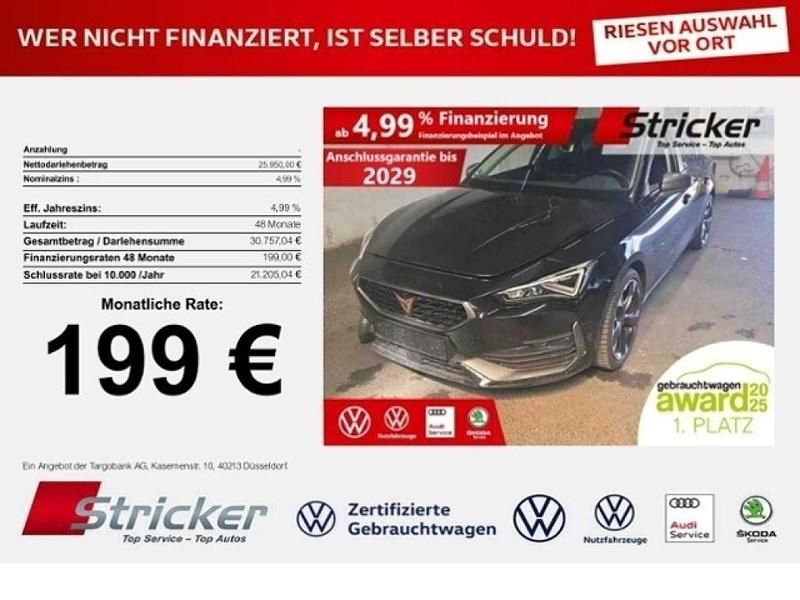 Mitternachtsschwarz Gebraucht 2024 Cupra Leon Kombi | 25.946 € (Superpreis) - Bild 1/3