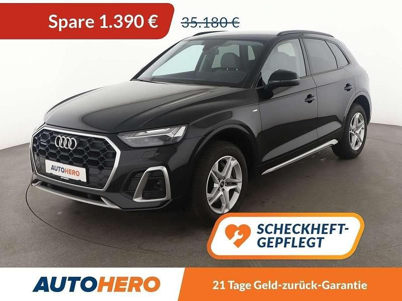 Blau Gebraucht 2021 Audi Q5 S-Line SUV | 33.790 € (Fairer Preis) - Bild 1/3