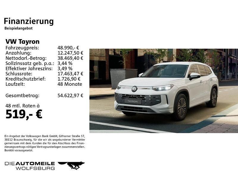 Neu VW Tayron Elegance 150 PS (110 kW) 2025 Pure white SUV