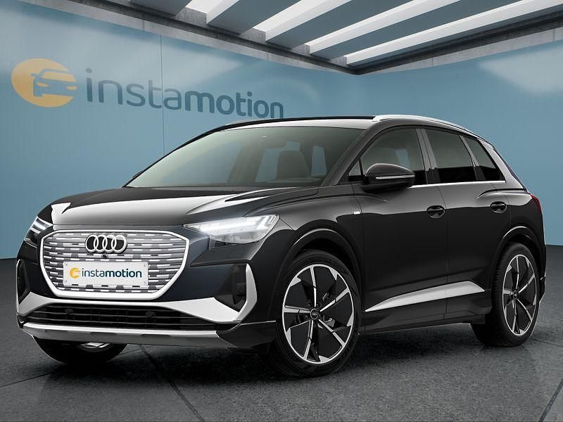 Schwarz Gebraucht 2022 Audi Q4 e-tron SUV | 34.599 € (Teuer) - Bild 1/4