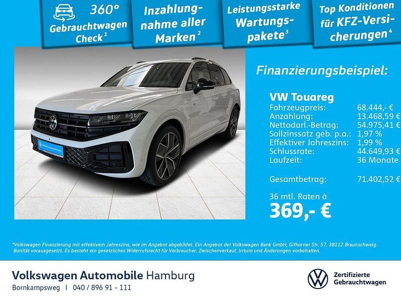 0q pure white Gebraucht 2023 VW Touareg R-line SUV | 68.444 € (Fairer Preis) - Bild 1/3