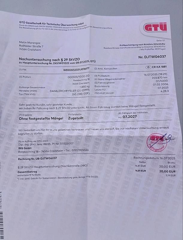 Blau Gebraucht 2006 Mercedes 170 Van / Kleinbus | 2.700 € - Bild 1/4