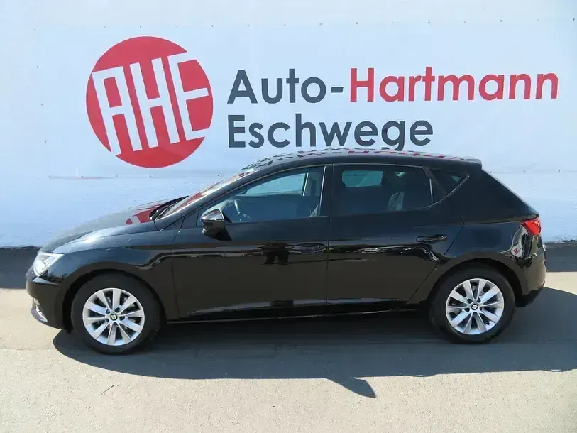 Usata Seat Leon Style 125 CV (91 kW) 2017 Nero Berlina