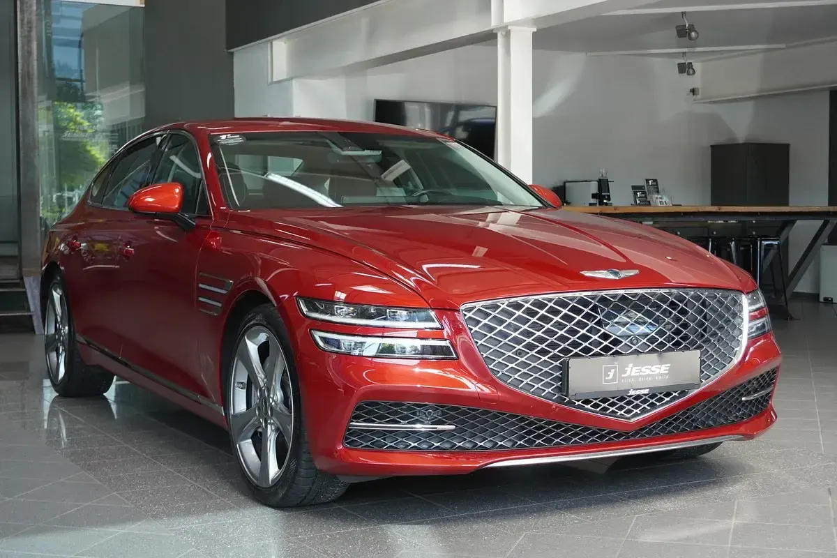 Gebraucht Genesis G80 Sport 305 PS (224 kW) 2022 Rot Limousine
