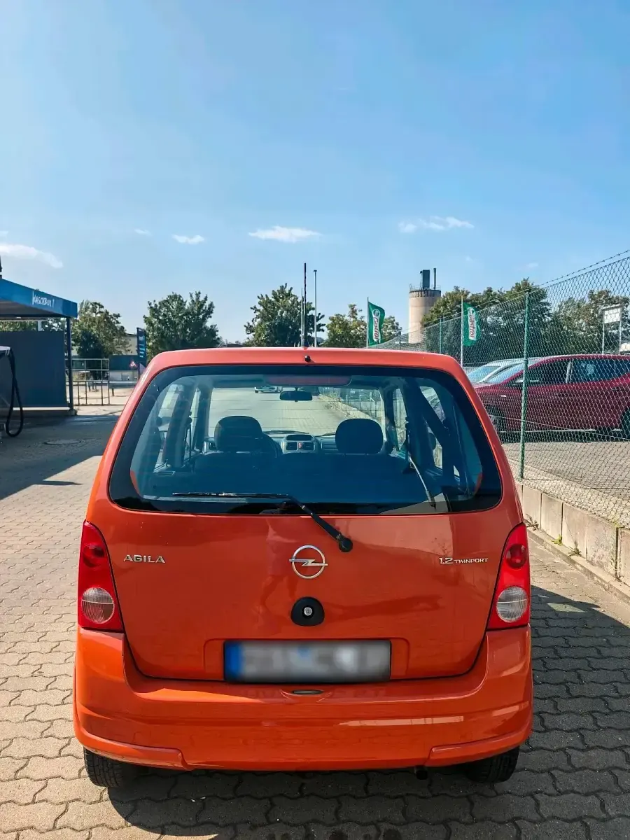 Gebraucht Opel Agila 75 PS (55 kW) 2005 Orange Van / Kleinbus