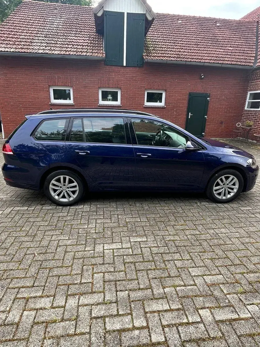 Gebraucht VW Golf VII Comfortline 116 PS (85 kW) 2019 Blau Kombi