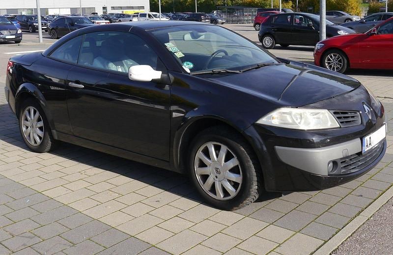 Schwarz Gebraucht 2006 Renault Mégane Cabriolet Cabrio | 1.500 € (Superpreis) - Bild 1/4