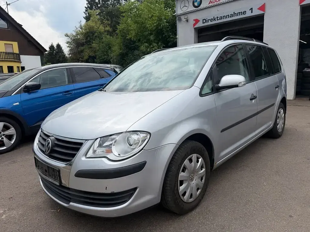 Gebraucht VW Touran Conceptline 102 PS (75 kW) 2007 Silber Van / Kleinbus