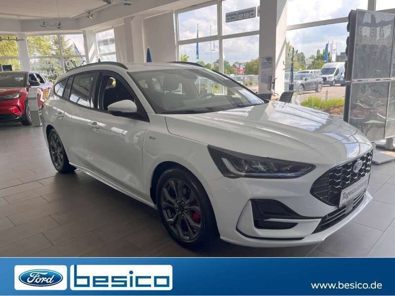 Frozen white (weiss) Neu 2025 Ford Focus ST-Line Kombi | 31.990 € (Etwas zu teuer) - Bild 1/4