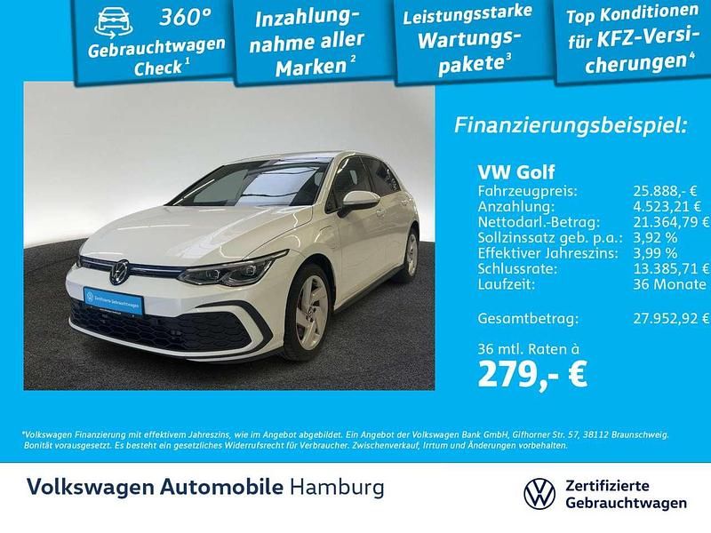 Gebraucht VW Golf GTE 245 PS (180 kW) 2022 0q pure white Limousine