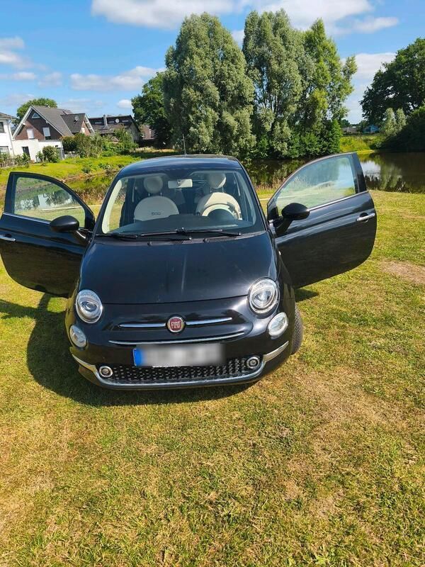 Schwarz Gebraucht 2018 Fiat 500 Lounge Kleinwagen | 7.500 € (Guter Preis) - Bild 1/4