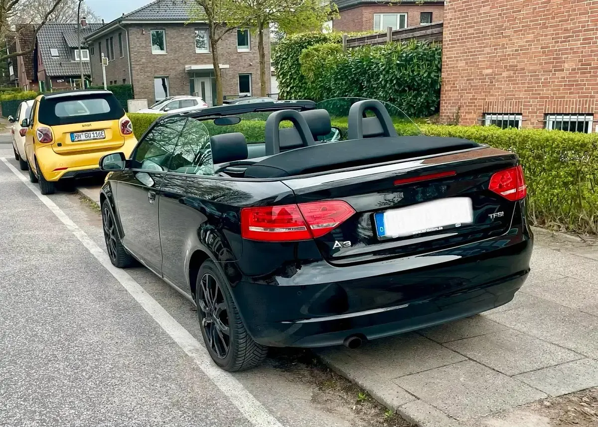 Brugt Audi A3 Cabriolet 105 HK (77 kW) 2012 Sort Cabriolet