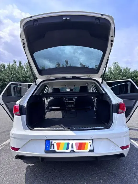 Gebraucht Seat Leon ST Style 116 PS (85 kW) 2018 Weiß Kombi