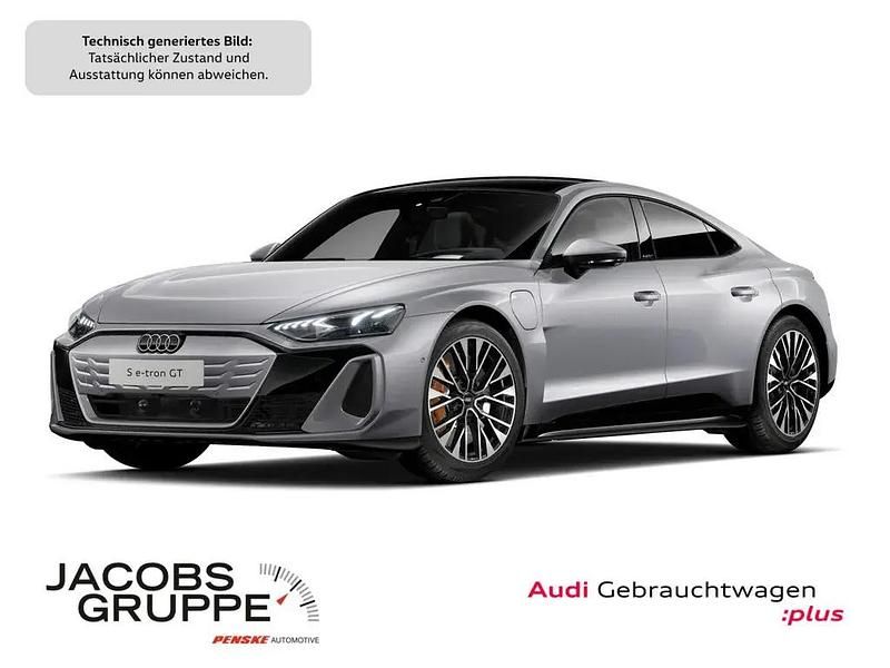 Silber Gebraucht 2024 Audi e-tron GT quattro Ambiente Limousine | 92.979 € (Superpreis) - Bild 1/4