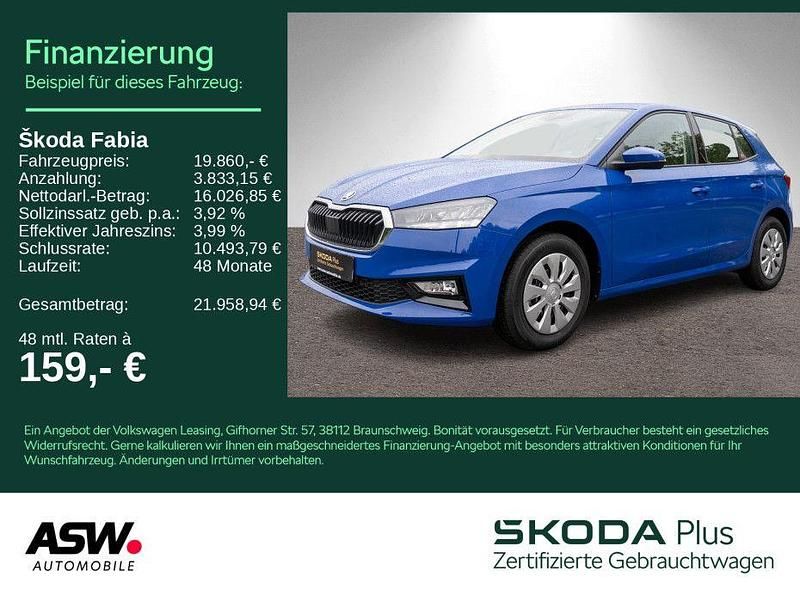 Energyblau Gebraucht 2025 Skoda Fabia Selection Kleinwagen | 19.860 € (Fairer Preis) - Bild 1/4