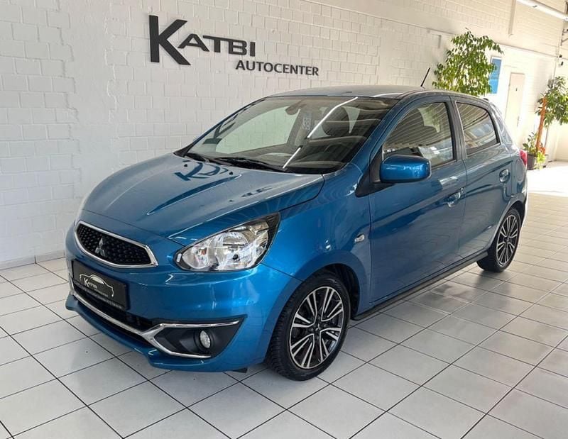Gebraucht Mitsubishi Space Star 80 PS (58 kW) 2017 Blau Kleinwagen