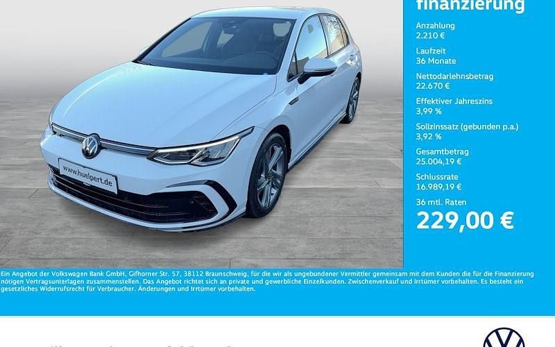 Gebraucht VW Golf VIII R-line 131 PS (96 kW) 2024 Weiß Limousine