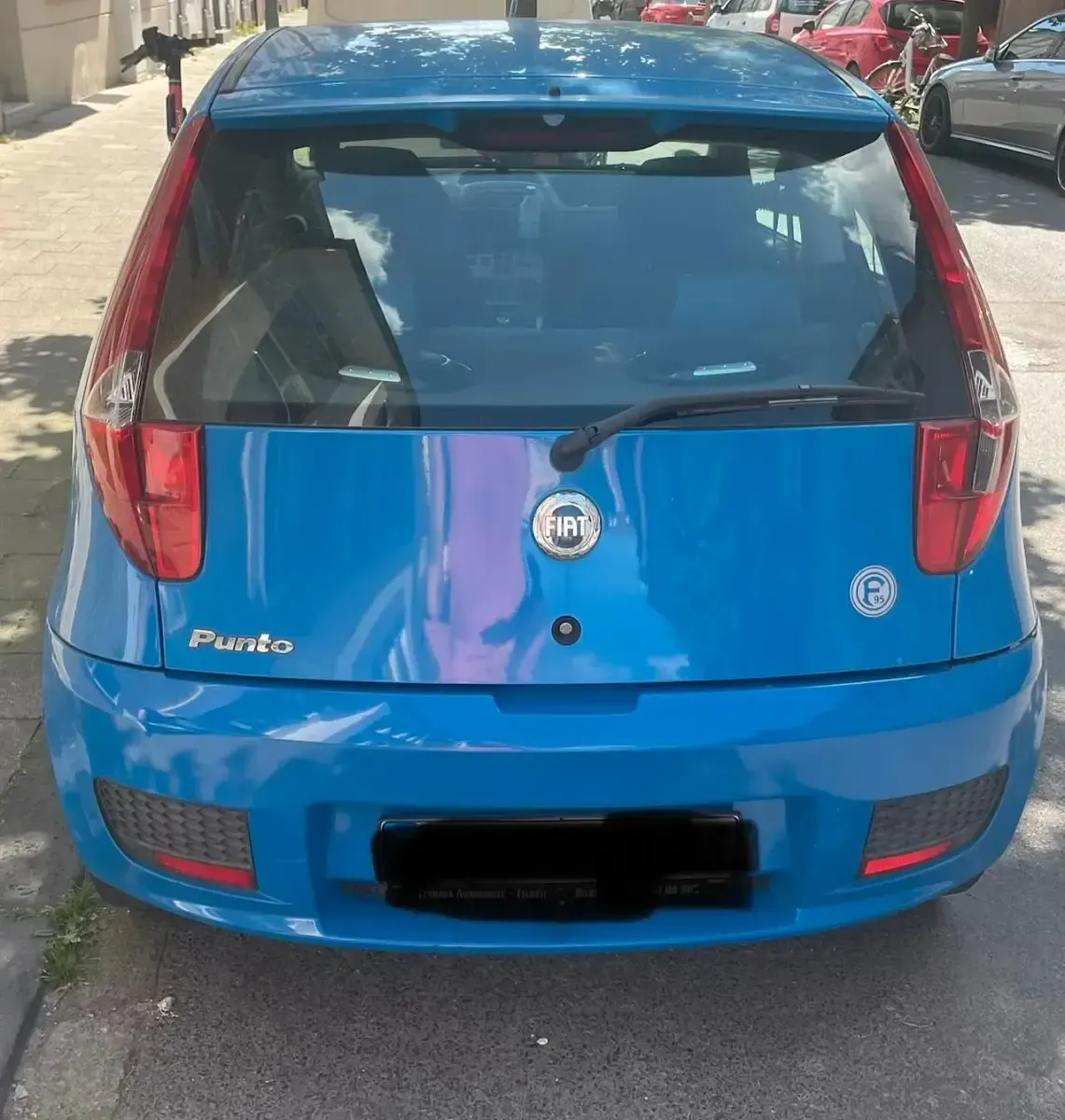 Gebraucht Fiat Punto 2004 Blau Kleinwagen