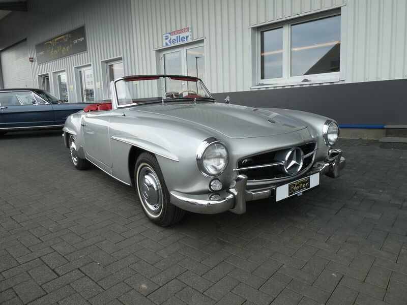 Silber Gebraucht 1957 Mercedes 190 Cabrio | 129.900 € - Bild 1/4