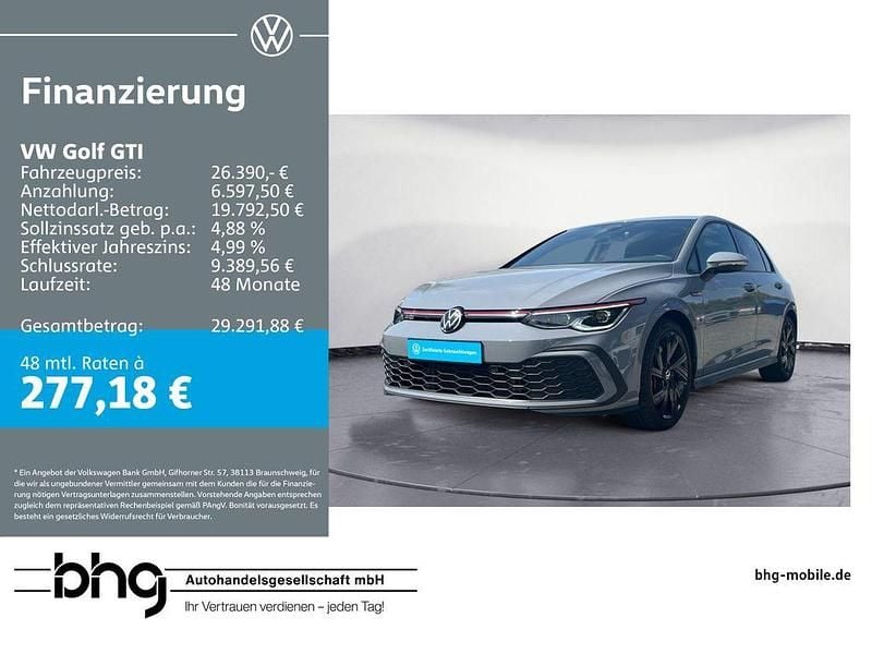 Grau Gebraucht 2022 VW Golf VIII GTI Limousine | 26.390 € (Guter Preis) - Bild 1/4