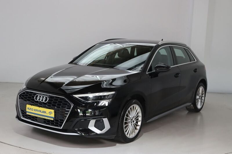 Schwarz Gebraucht 2021 Audi A3 Limousine | 20.590 € (Superpreis) - Bild 1/4