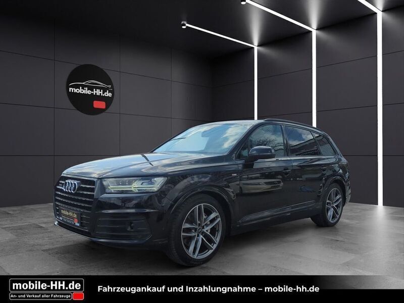 Orcaschwarz Gebraucht 2016 Audi Q7 S-Line SUV | 41.990 € (Teuer) - Bild 1/4