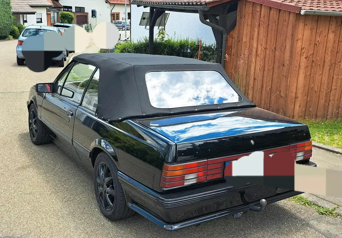 Gebraucht Opel Ascona 116 PS (85 kW) 1986 Schwarz Cabrio