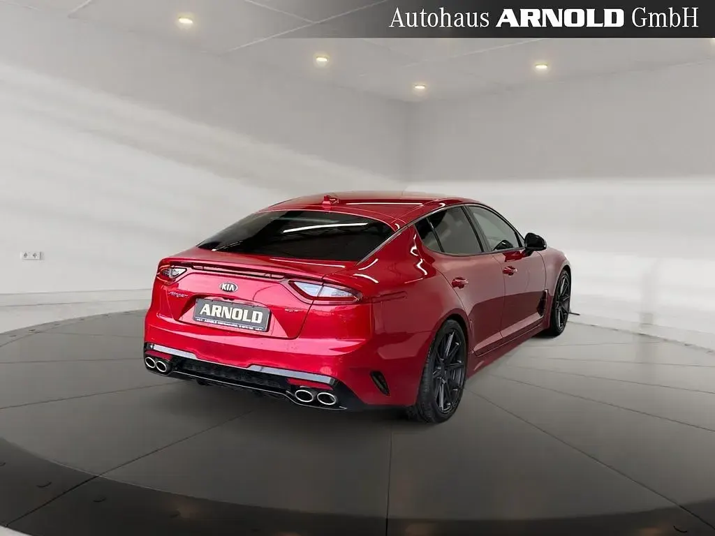 Brugt Kia Stinger GT 370 HK (272 kW) 2018 Rød Hatchback