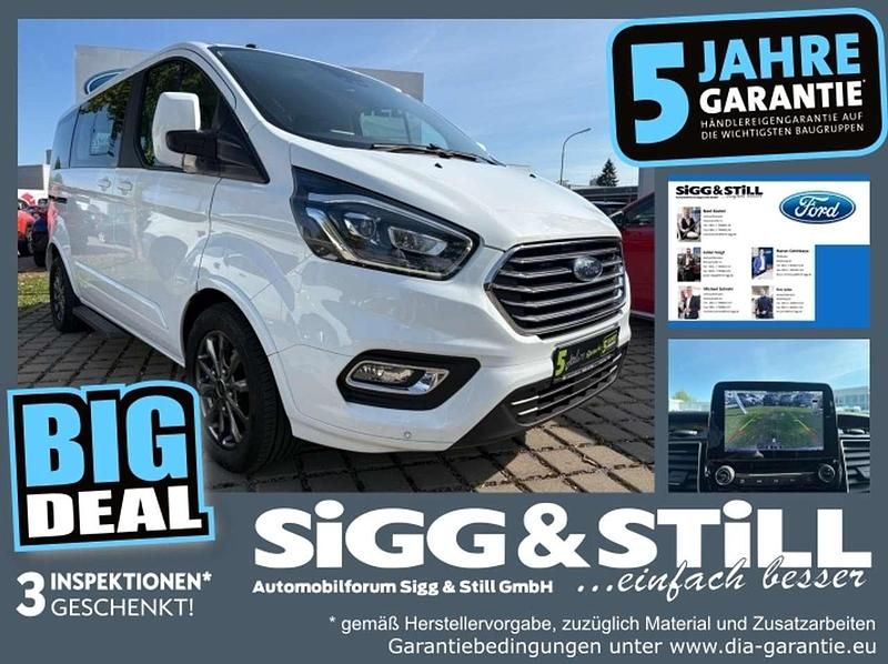 Frostweiß Gebraucht 2018 Ford Tourneo Custom Titanium Van / Kleinbus | 30.950 € (Fairer Preis) - Bild 1/4
