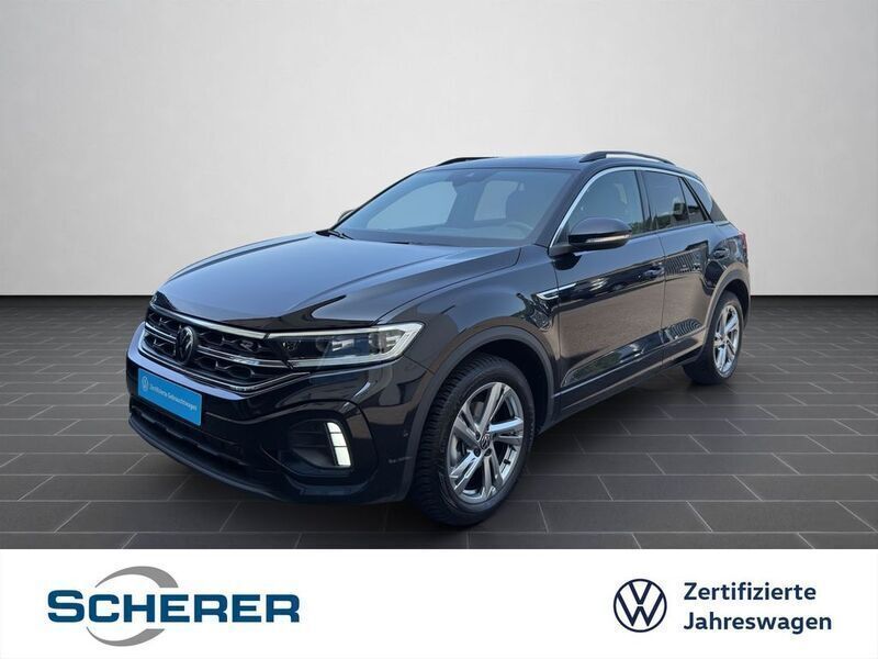 Deep black perleffekt (metallic) Gebraucht 2024 VW T-Roc R-line SUV | 33.440 € (Teuer) - Bild 1/4