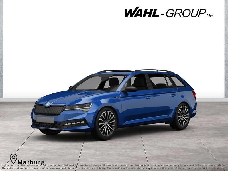 Gebraucht Skoda Superb SportLine 218 PS (160 kW) 2022 Blau Kombi