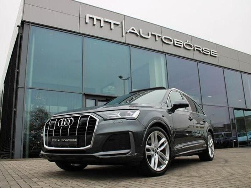 Grau Gebraucht 2022 Audi Q7 S-Line SUV | 53.700 € (Superpreis) - Bild 1/4