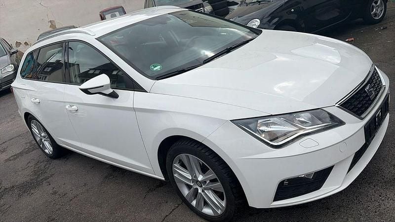 Usado Seat Leon ST Reference 116 HP (85 kW) 2017 Branco Carrinha