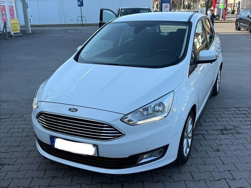 Gebraucht Ford C-MAX Titanium 125 PS (91 kW) 2017 Weiß Van / Kleinbus