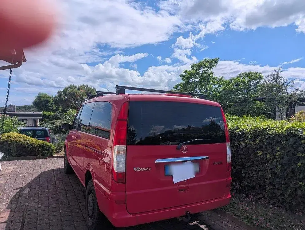 Gebraucht Mercedes Viano 150 PS (110 kW) 2006 Rot Van / Kleinbus