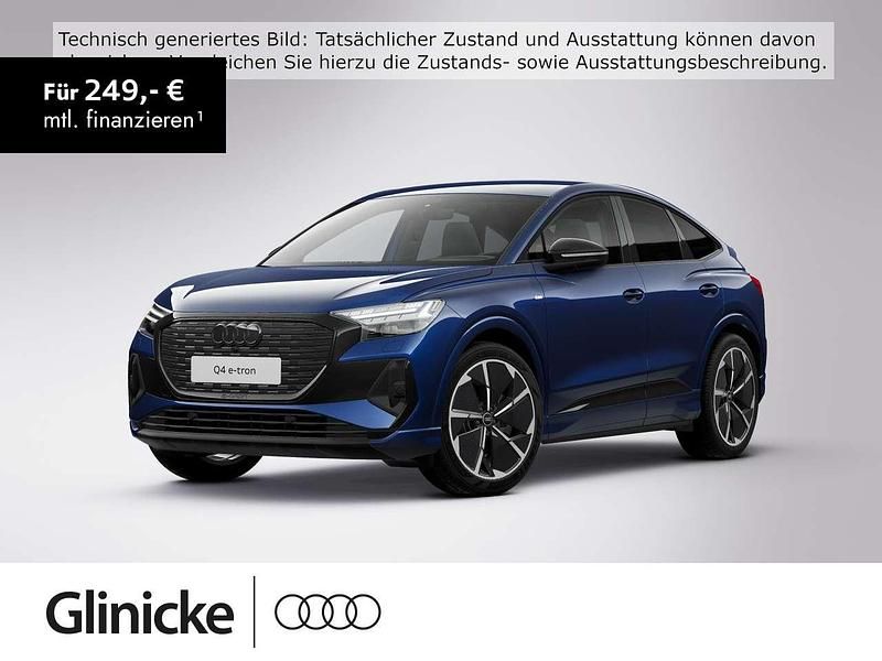 Navarrablau metallic Gebraucht 2024 Audi Q4 Sportback e-tron Ambiente SUV | 44.390 € (Teuer) - Bild 1/3