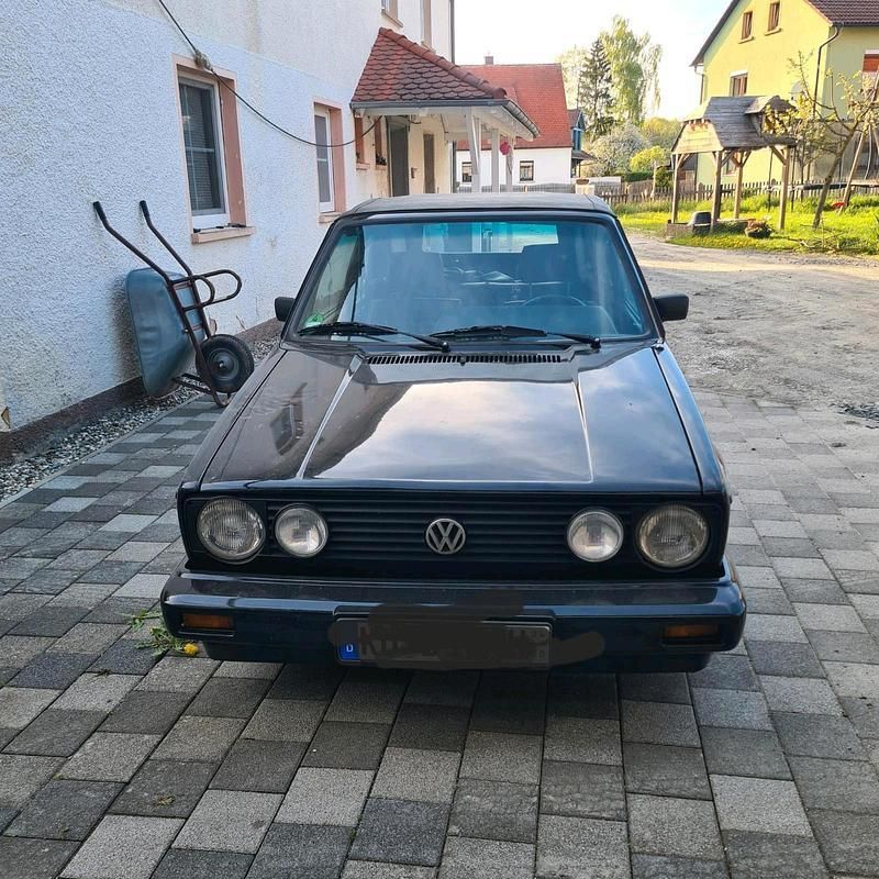Schwarz Gebraucht 1990 VW Golf Cabriolet Cabrio | 8.500 € - Bild 1/4
