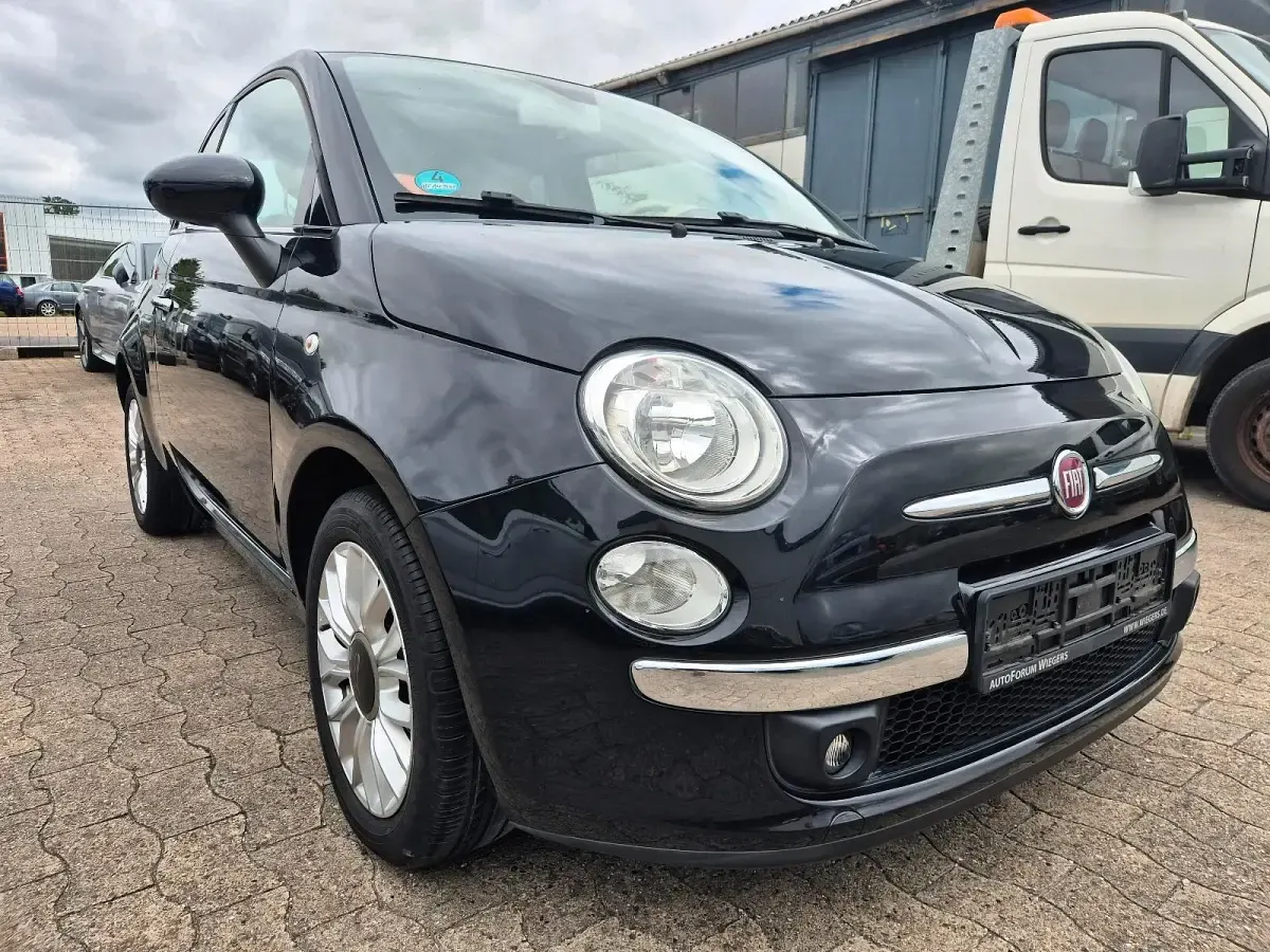 Gebraucht Fiat 500 69 PS (50 kW) 2015 Schwarz Kleinwagen