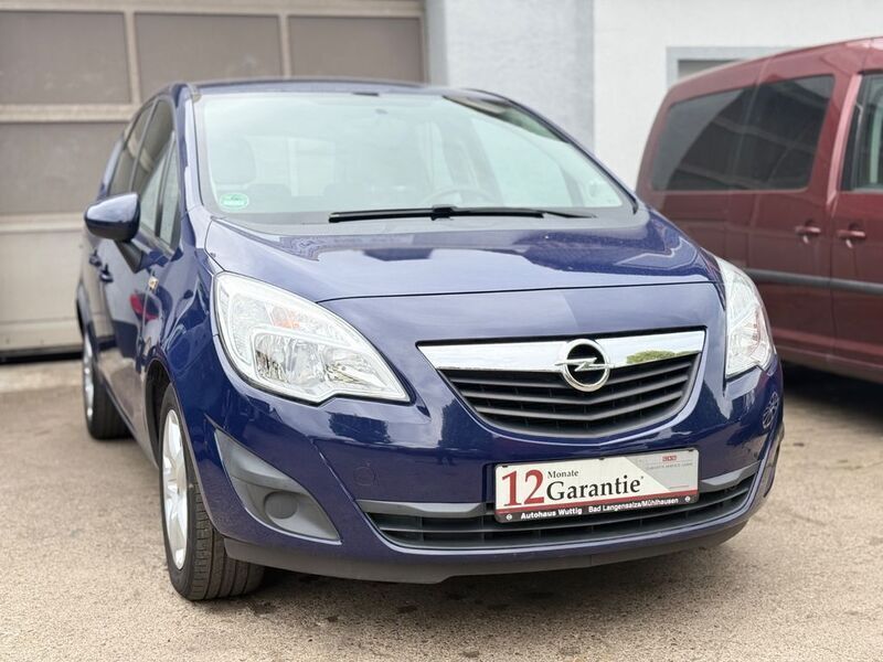 Gebraucht Opel Meriva Edition 101 PS (74 kW) 2012 Blau Van / Kleinbus